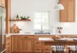 Charming Farmhouse Kitchens: Embracing Oak Cabinets for Timeless Elegance