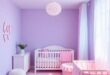 Enchanting Soft Purple Girls Nursery: A Dreamy Retreat for Little Princesses