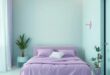 Transforming Teen Spaces: A Stylish Mint Green and Purple Room Design for Girls