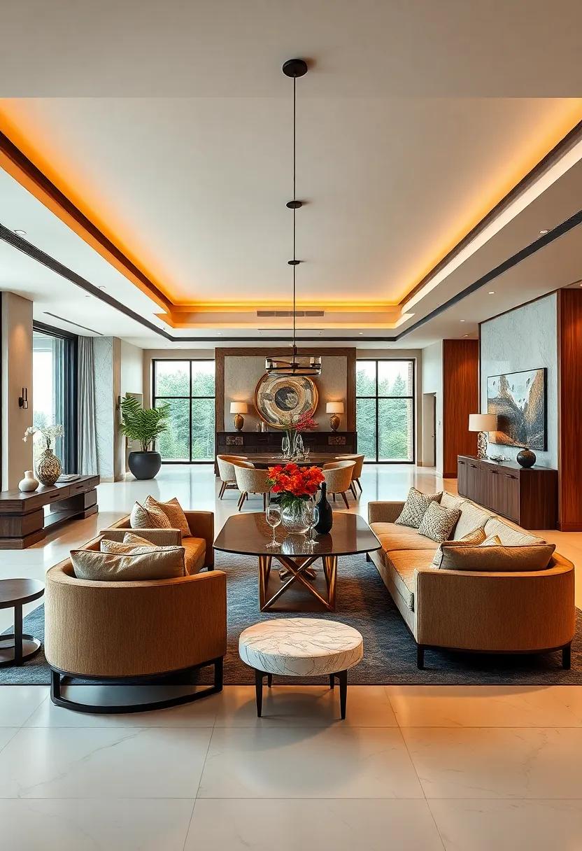 Flexible Furniture Arrangements: Opt for⁣ modular furniture that can‌ be​ rearranged ⁤to suit different occasions and numbers of guests