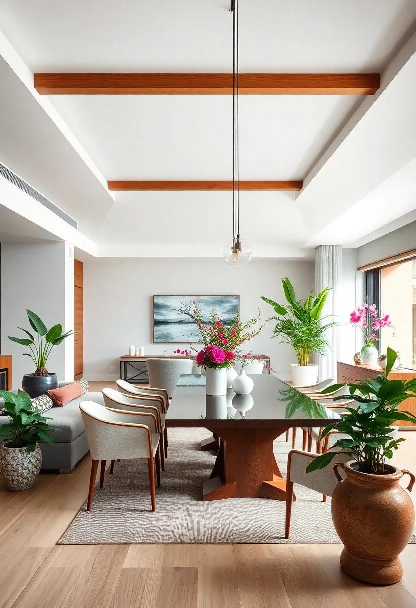 Greenery​ and Botanicals: Incorporate potted plants or floral‌ arrangements to bring a⁢ touch of nature indoors and invigorate the space