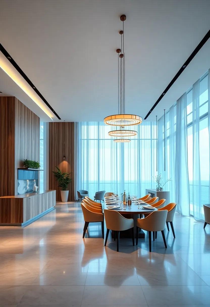 Innovative ⁣Technology: Integrate smart‍ dining features such as automated lighting and sound ⁢systems​ to enhance the dining experience