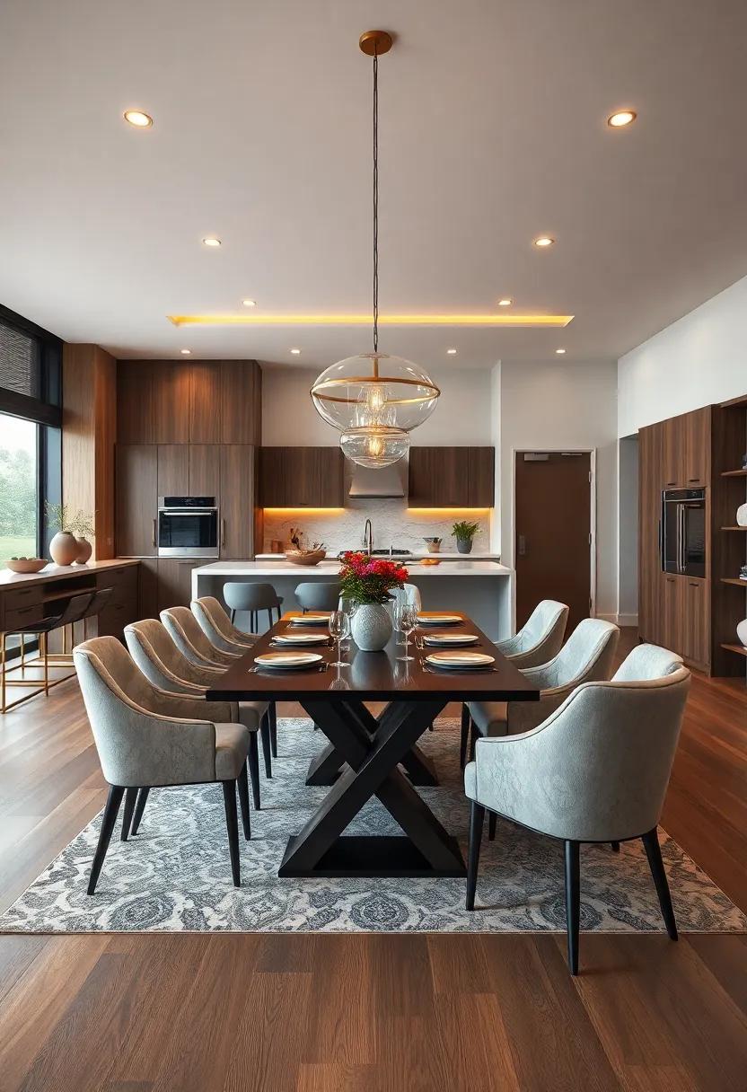 Open Concept Layout:‍ Create a ⁣seamless flow between the kitchen ‌and‌ dining area for ​easy entertaining and interaction