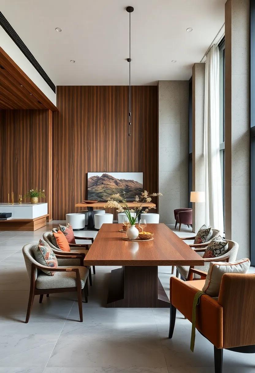 Thoughtful Acoustics: Incorporate sound-absorbing materials to ensure conversations can flow freely without disruption in your luxury dining area