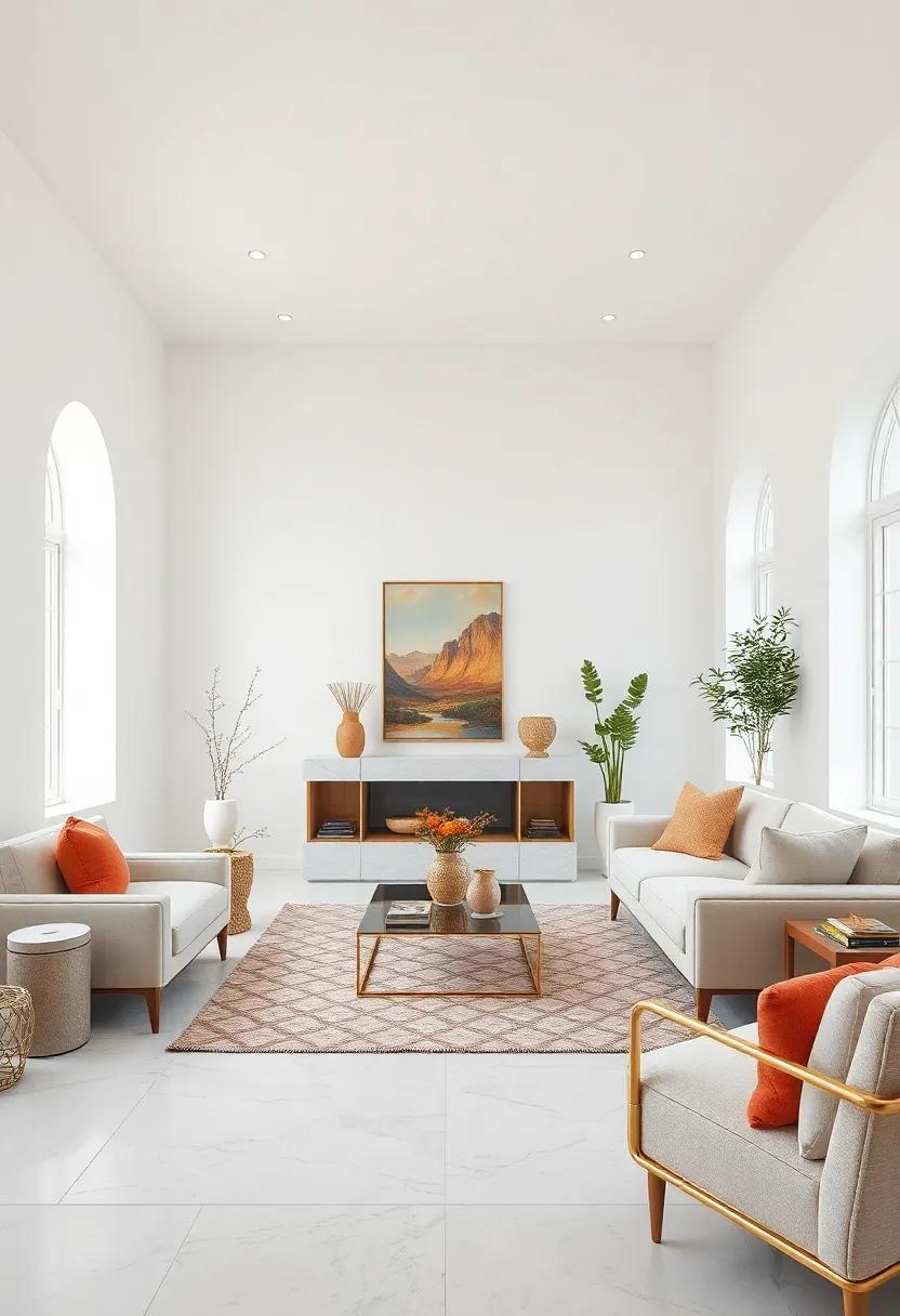 Captivating White​ Walls That Reflect⁣ Tranquility and Elegance