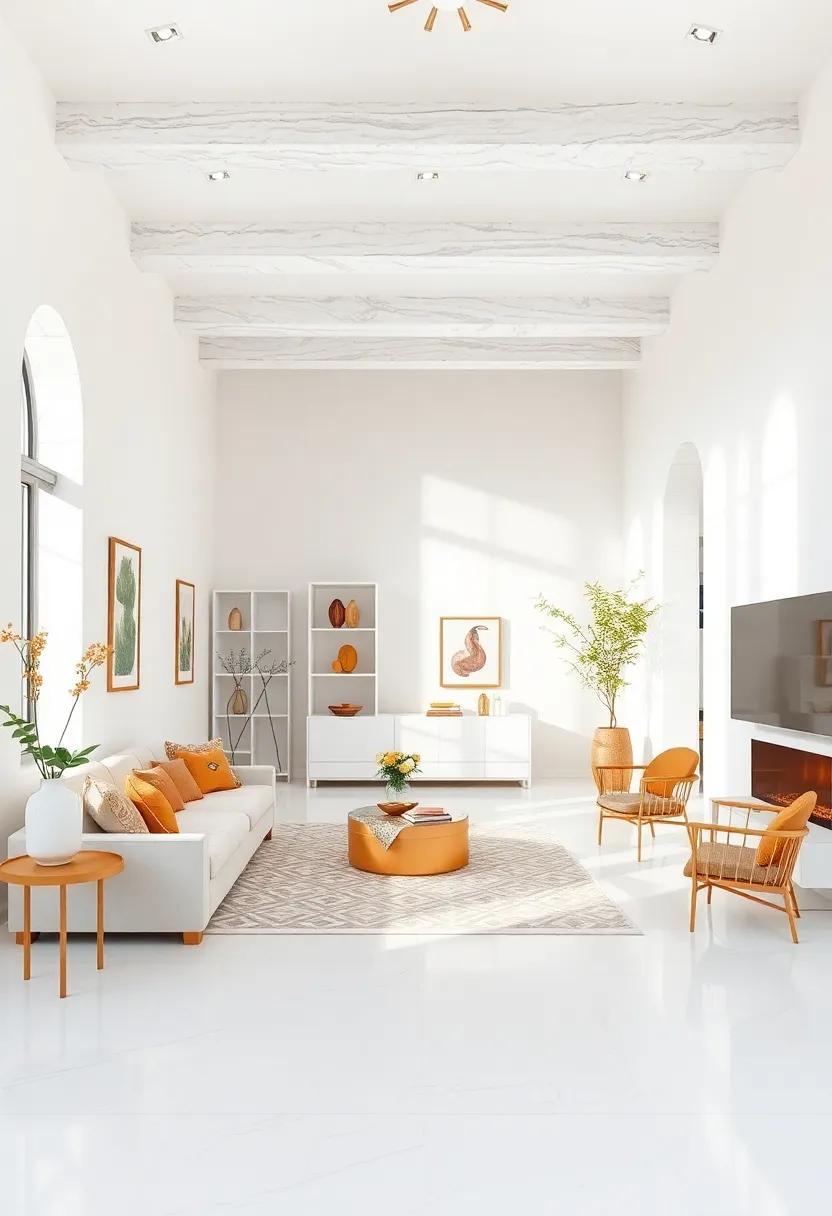 Finding Harmony: Balancing Golden Hues⁣ and White Spaces