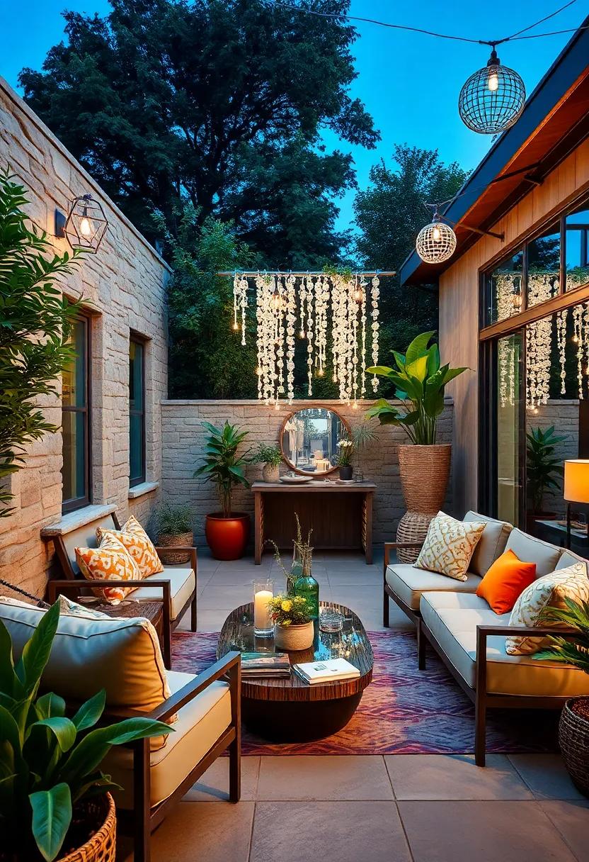 Cascading Light: The Role of Mirrors in Evening Ambiance ⁤and Lighting