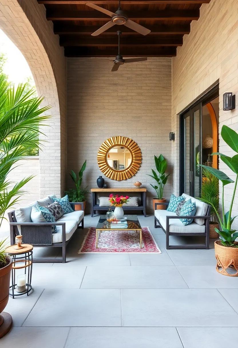 Statement Pieces: Bold mirror Arrangements that Serve as Focal Points