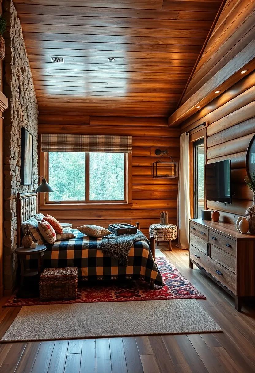 Cozy Cabin: Create⁤ a​ warm, rustic feel ‍with wood paneling, earthy colors, and plaid accents, ⁤ideal for a boy​ who loves the outdoors and​ cozy atmospheres