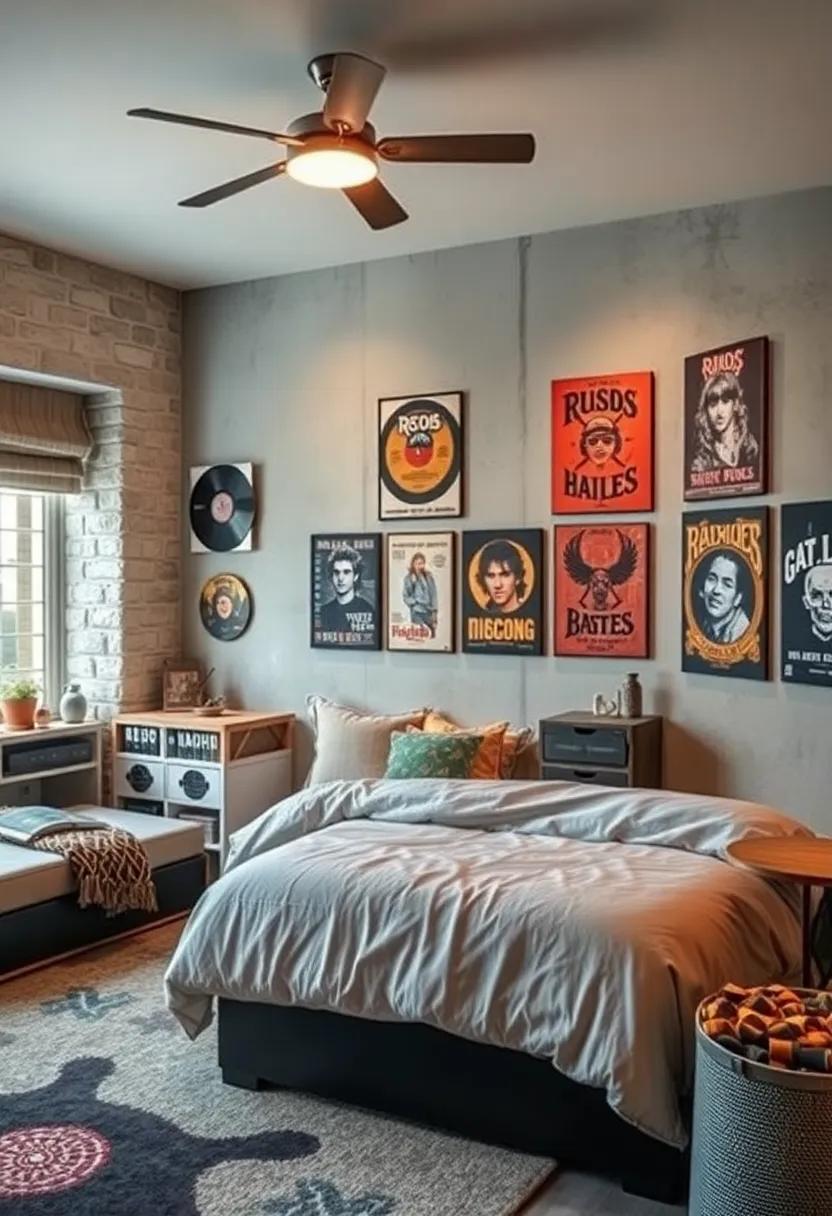 Retro Rock 'n' Roll: Celebrate ​musical passions ‌with rock-themed‌ decor, vintage record displays, and band⁤ posters for an electrifying ambiance