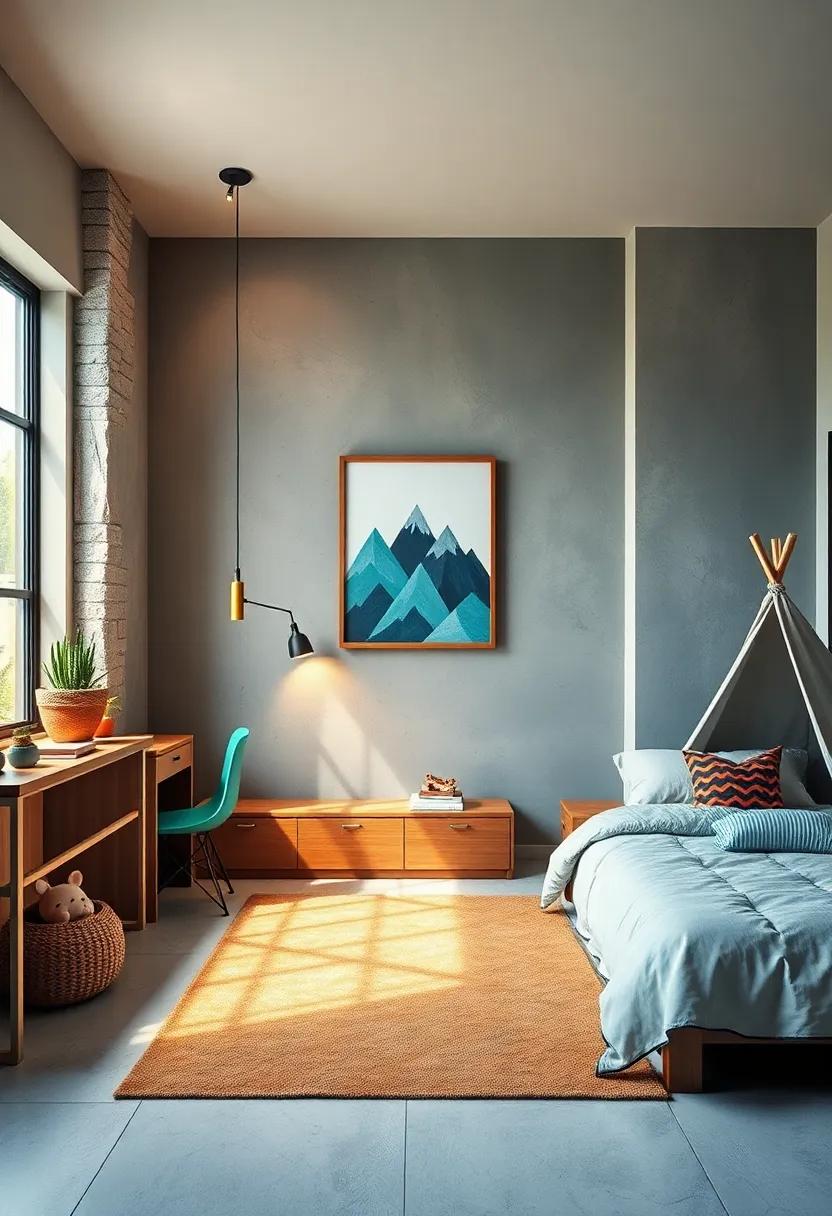 The ⁣Great Outdoors:⁣ Celebrate nature with ​camping-themed decor, tent ‍beds, and wall art depicting mountains and wildlife that ‍inspire a‌ love⁤ for exploration