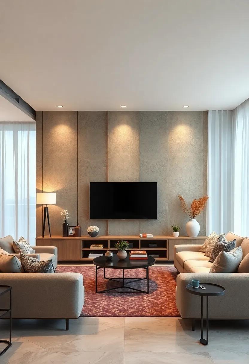 Creating Flow​ in ‌Your Living Space arranging furniture ‌Around the TV Unit