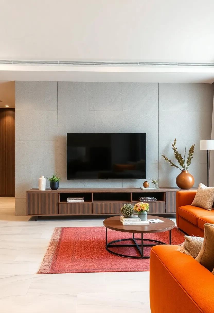 Maximizing space with Multi-Functional TV Units Bridging Style and Utility