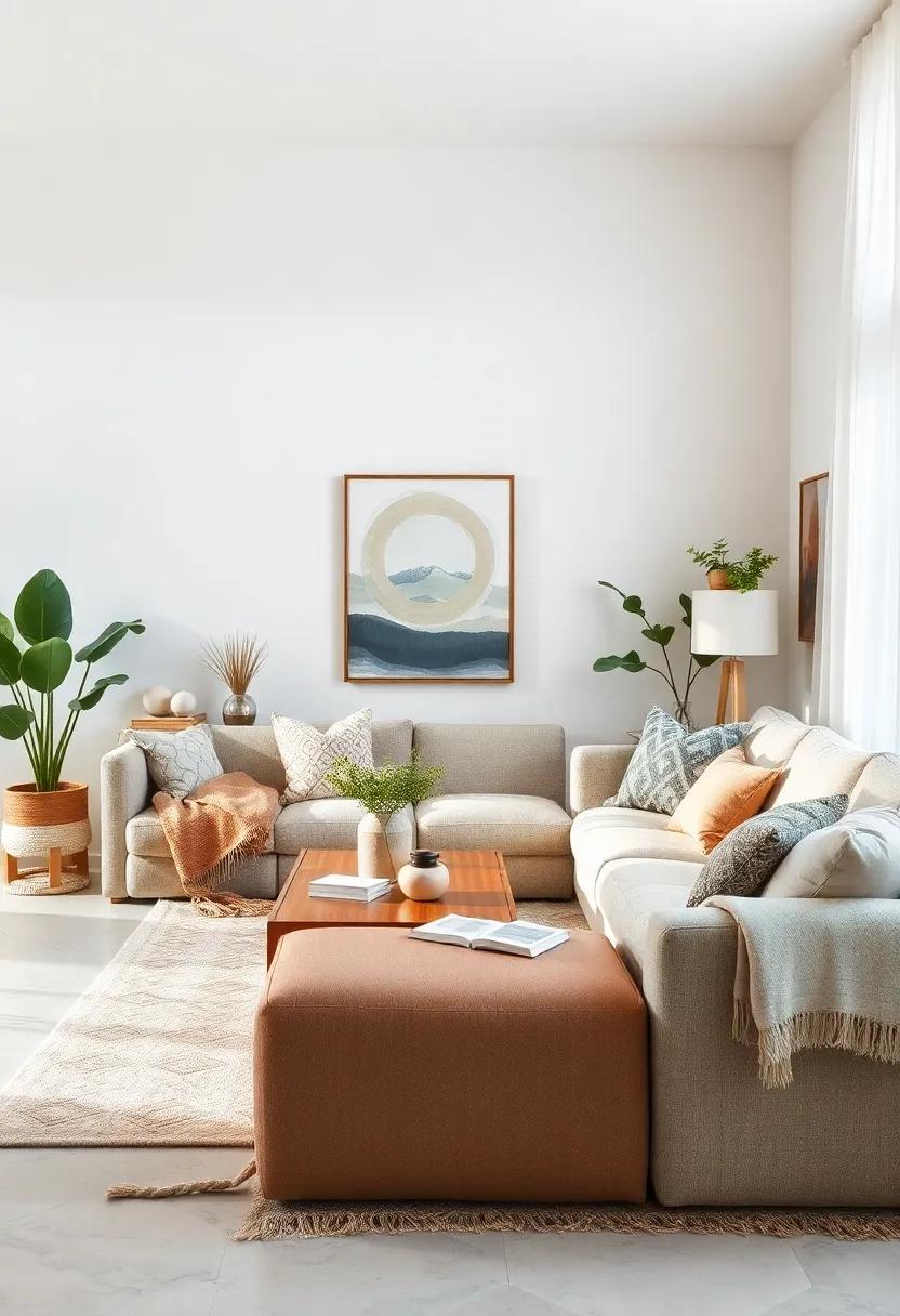 Embrace Neutral Colors: Start with a palette of​ whites, creams, and soft grays to create a calming backdrop that ⁤allows textiles to shine