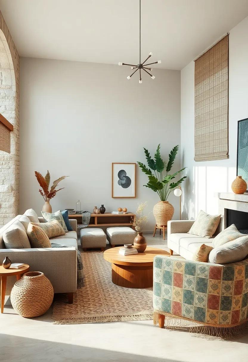 Utilize Natural‍ Fibers: Select textiles made from natural materials like jute,​ sisal, or cotton ⁤for an eco-friendly‍ touch that aligns with scandinavian ​design ‍principles