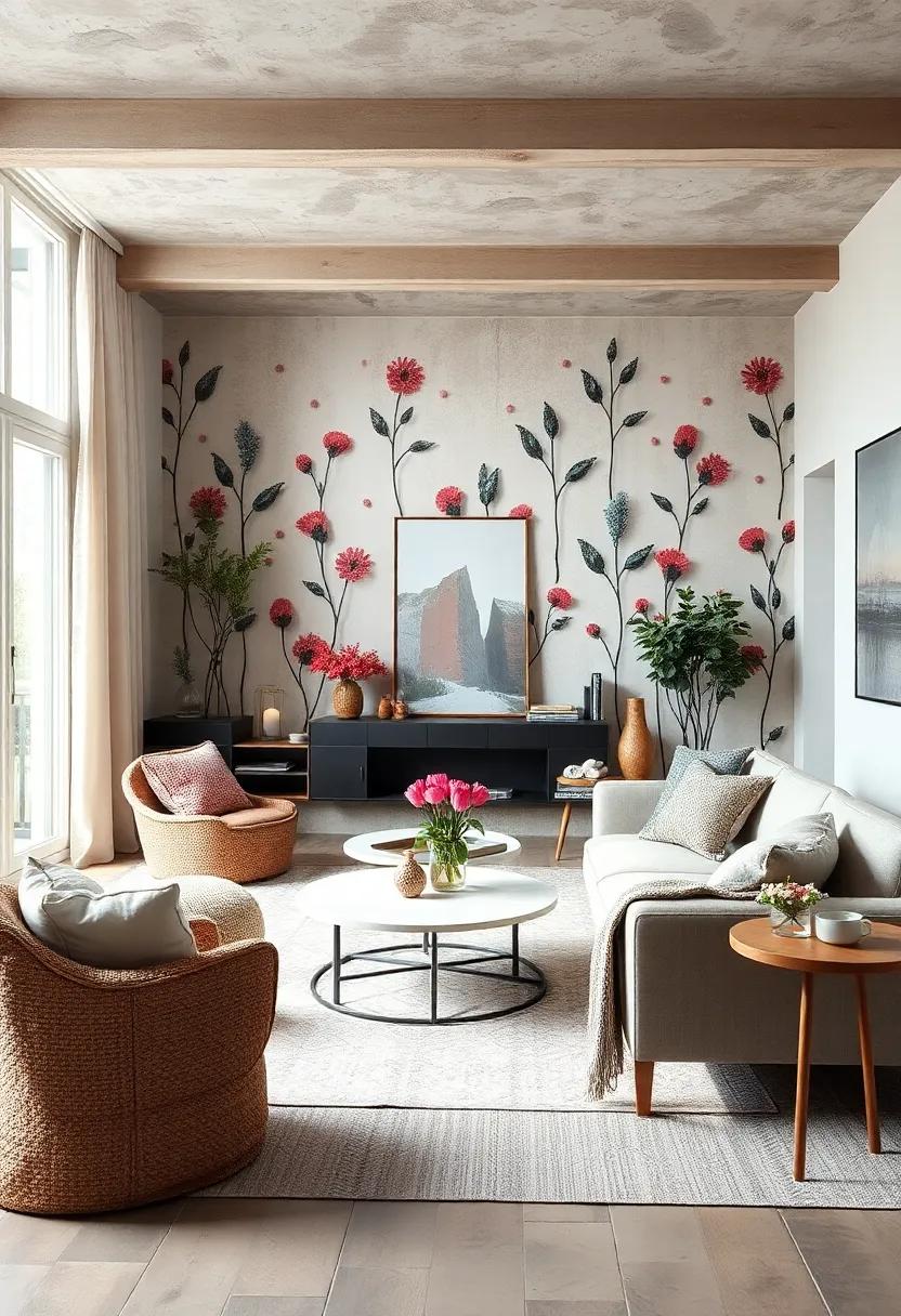 Create a‌ Feature Wall: Use fabric‌ wallpaper with a bold Scandinavian print‌ to‌ turn one ‍wall into a striking visual feature