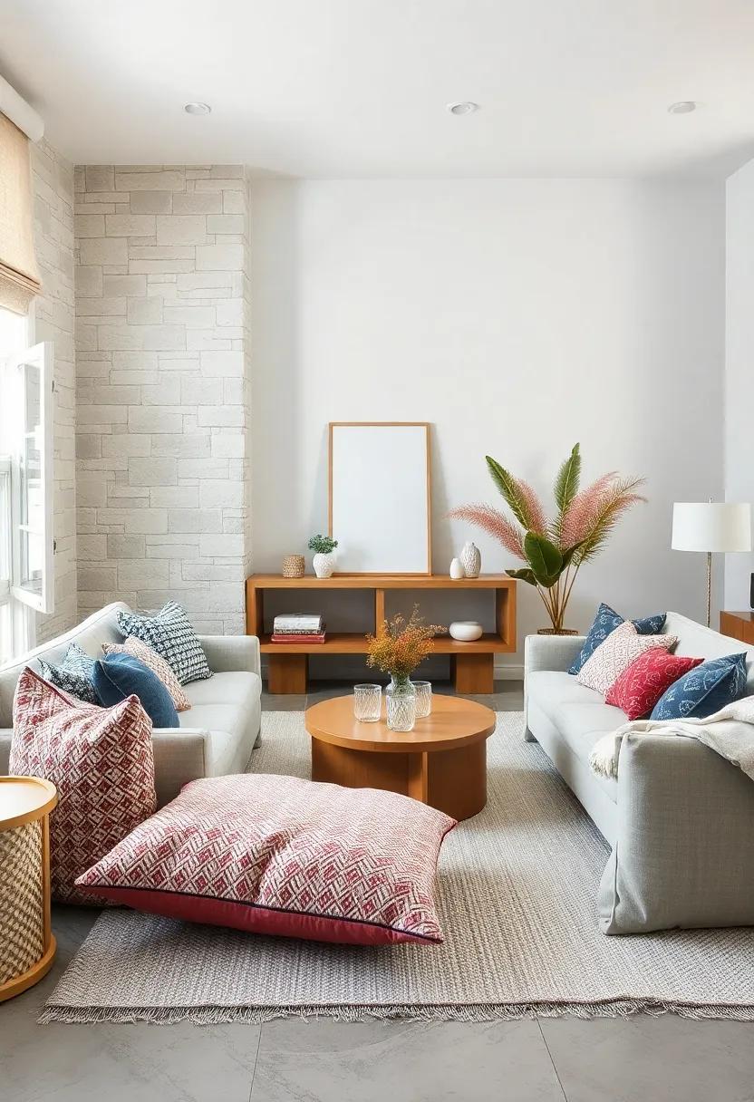 Decorate with Pillows: Use‍ large floor ‍pillows or cushy seating arrangements to create a‍ cozy and welcoming⁤ atmosphere