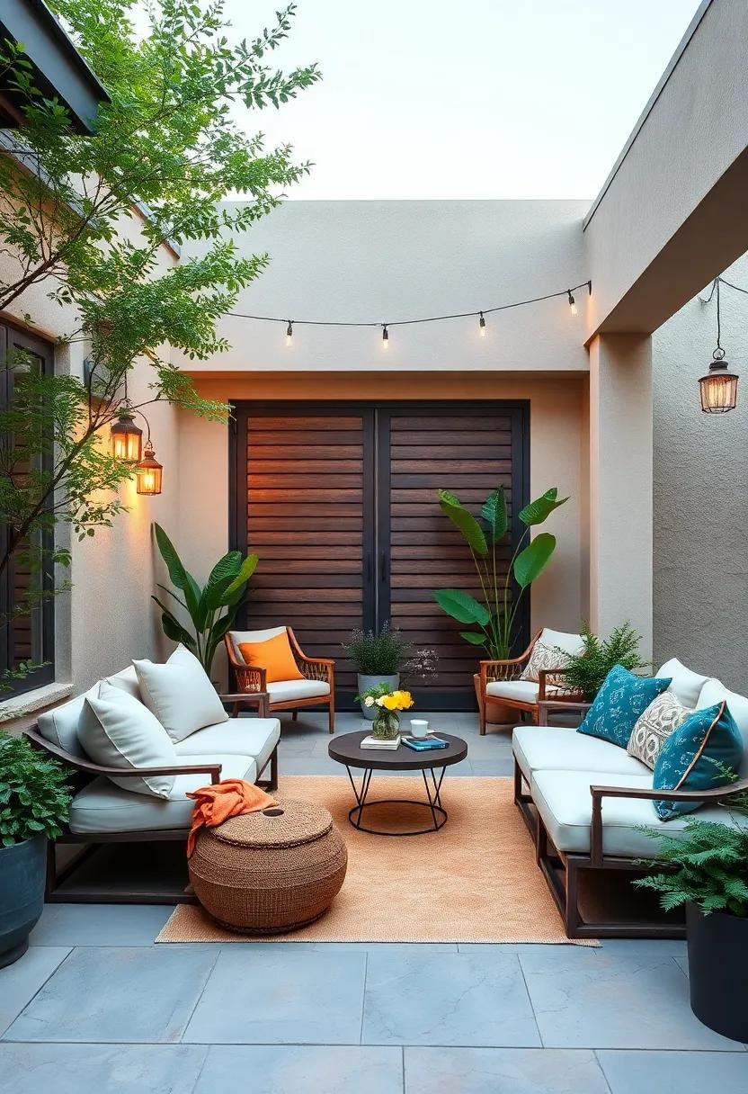 Cozy Corner Nooks: Create an inviting retreat with plush outdoor cushions and a small side table for your morning coffee or evening reads