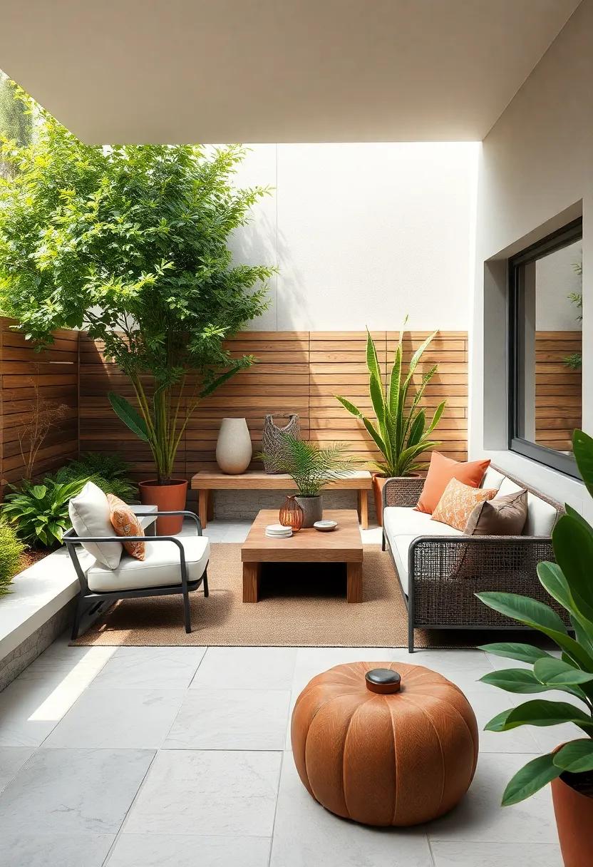 Artistic Touch: Add artful sculpture or‍ bespoke furniture pieces that serve as both seating ⁢and conversation starters