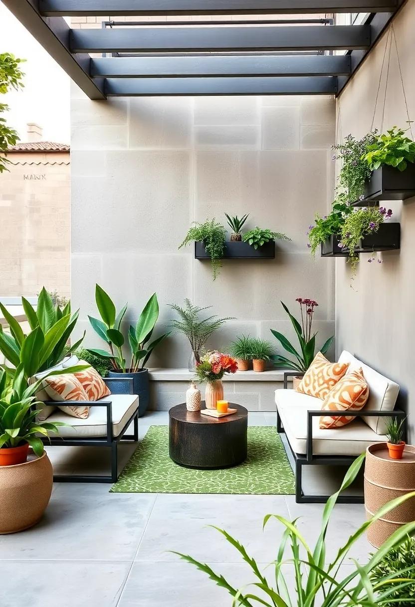 Embrace Vertical Gardening: Use wall-mounted planters to free up floor space and add‍ lush greenery to your cozy‍ patio