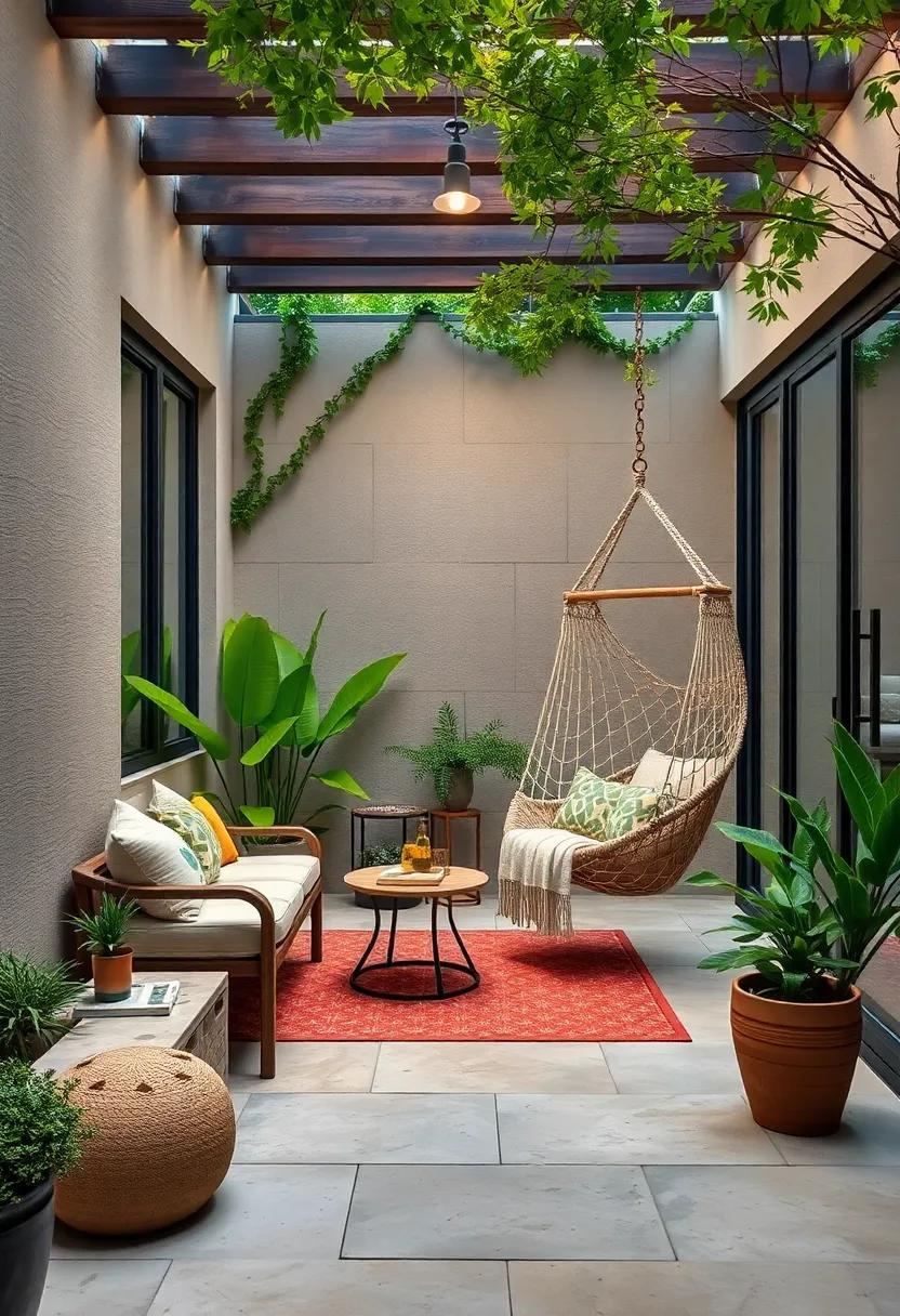 Hammock Bliss: install ‍a hammock chair for a relaxing nook that invites you to unwind with a book and ⁢a warm⁤ drink