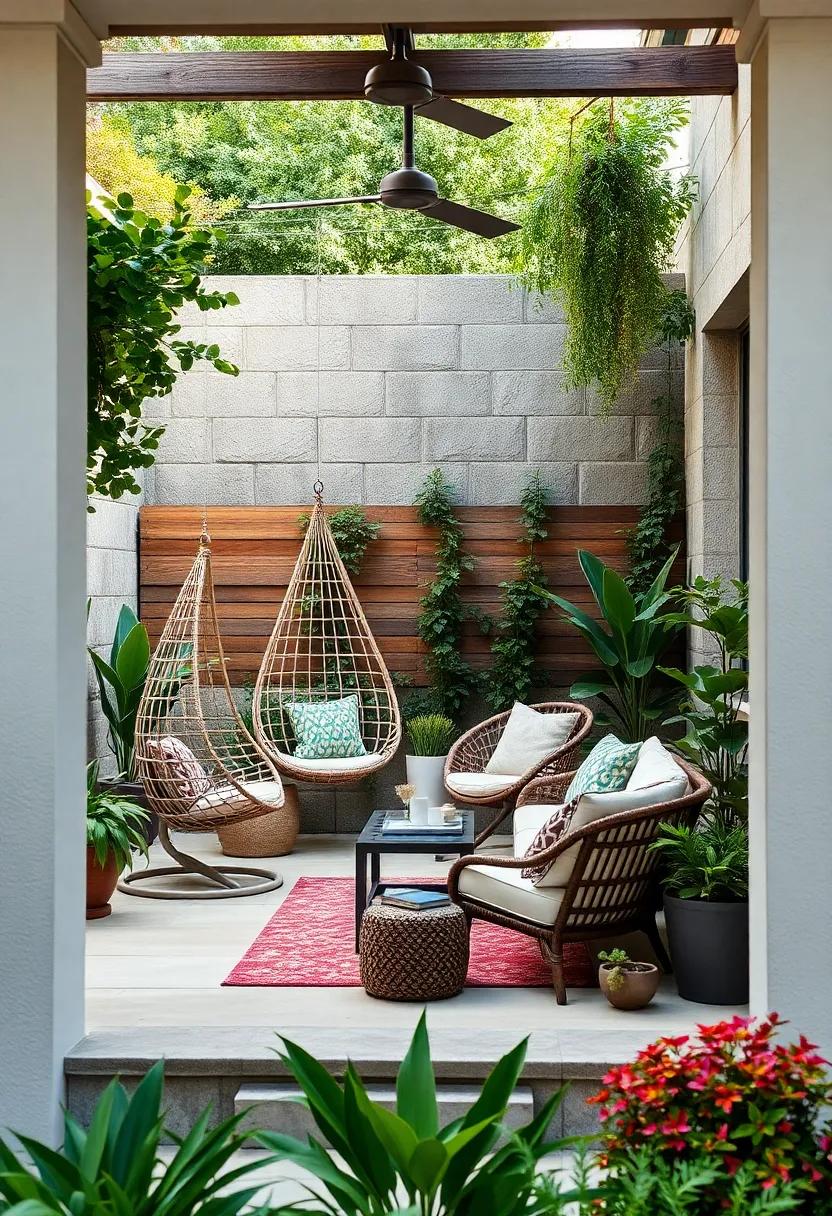 Hanging Chairs: Install a swing or hanging chair to introduce playful elements ​while maximizing your limited⁤ space
