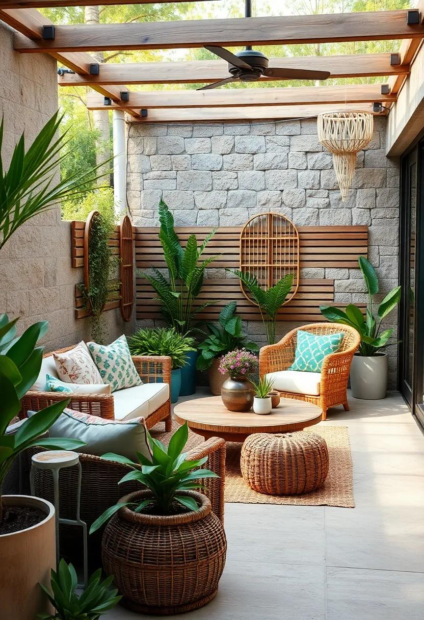 Nature-inspired Elements: Decorate‍ with natural materials like⁣ bamboo or rattan for a​ fresh, earthy atmosphere‌ that ‍connects to nature