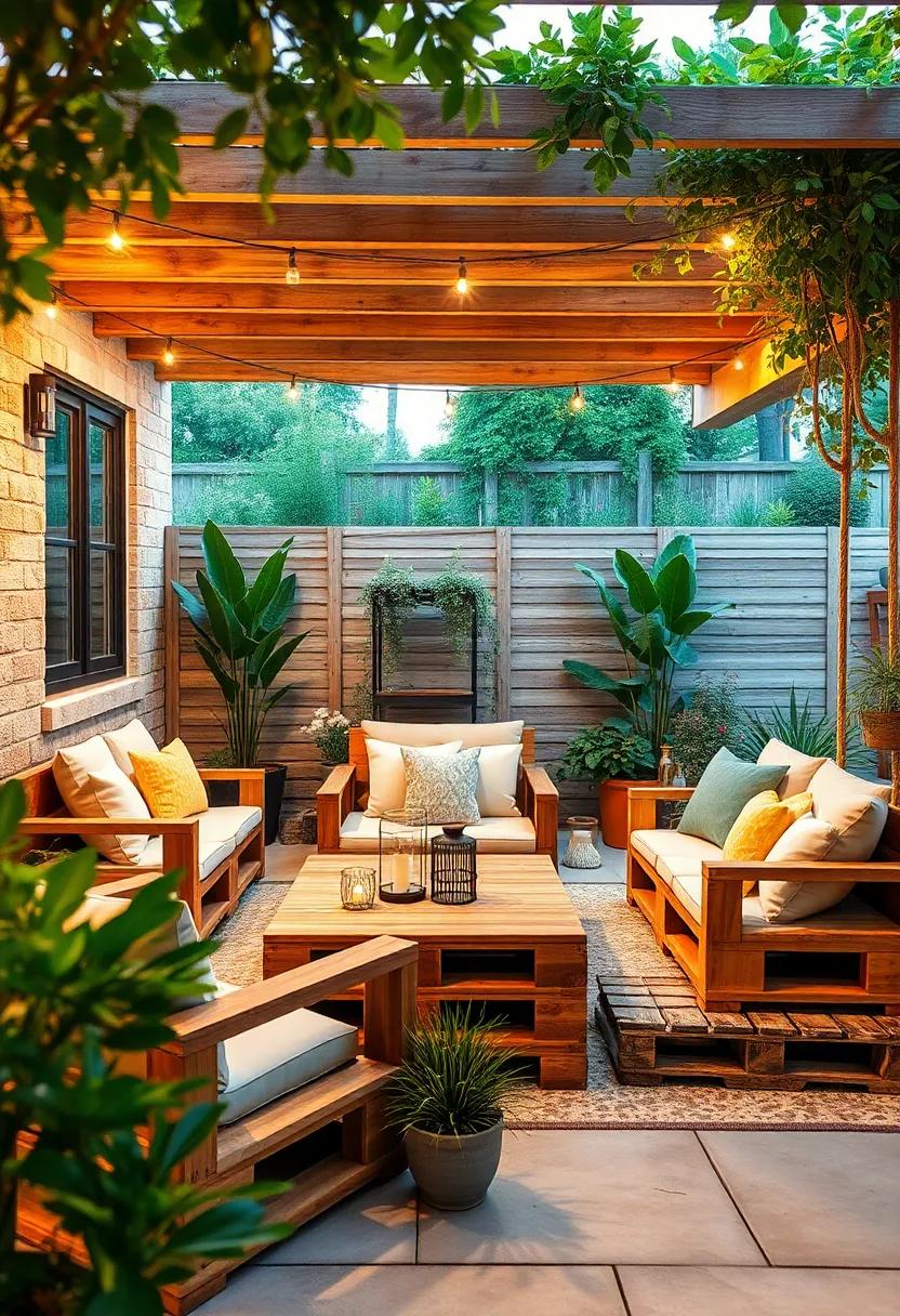 Repurposed ⁢Pallets: ⁤Transform wooden ⁤pallets into rustic seating solutions that are budget-friendly and easy to customize