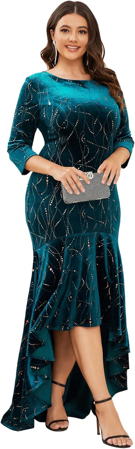 Our Thoughts on the Ever-Pretty Plus Velvet Mother of the Bride Dress