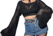 Our Honest Take on the Floerns Plus Size Crochet Cropped Sweater