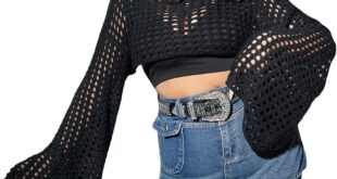 Our Honest Take on the Floerns Plus Size Crochet Cropped Sweater