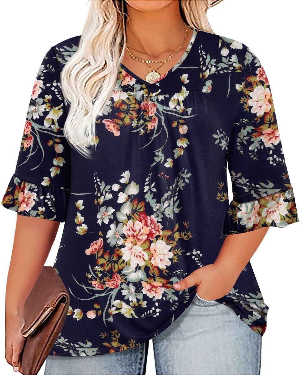 Our Honest Take on Micoson Plus Size Ruffle Sleeve Tops