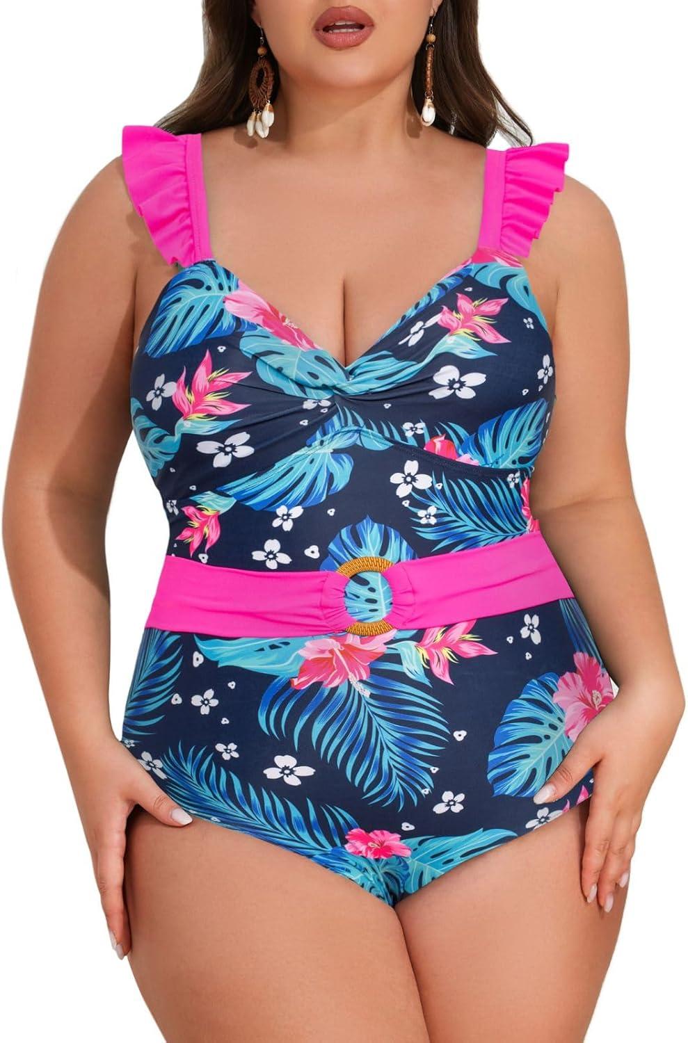Our Honest Take on the Hanna Nikole Navy Plus Size Swimsuit