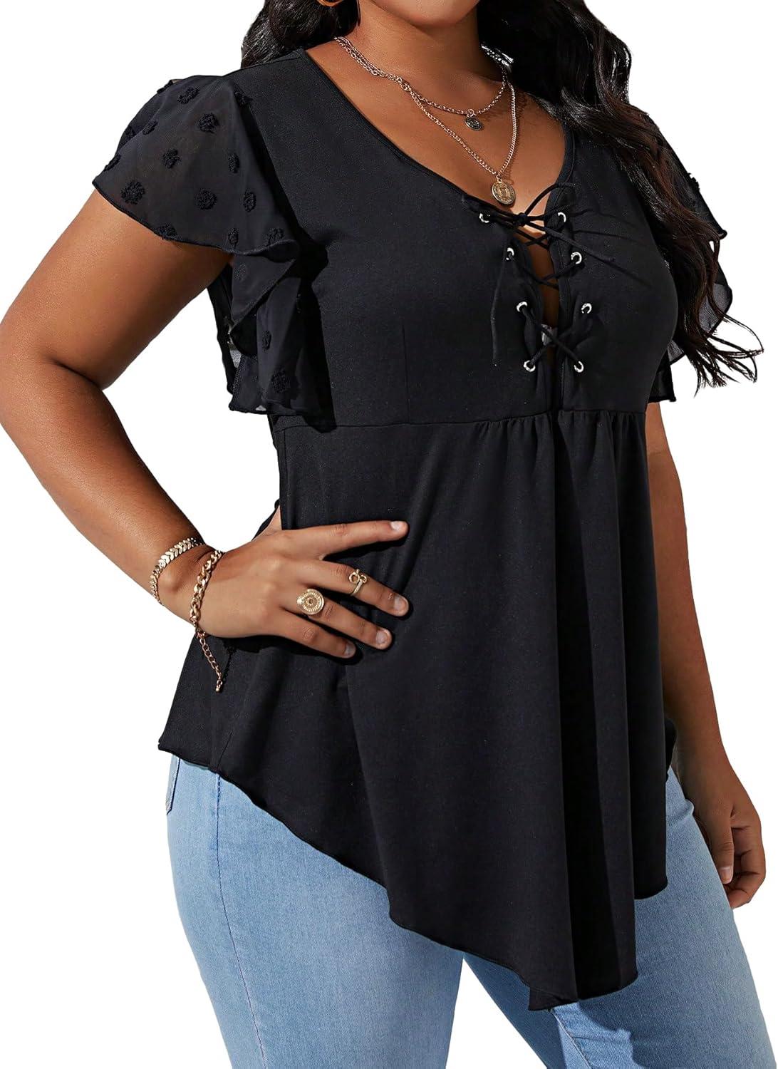 OYOANGLE Plus Size Peplum Top Review: Our Honest Take