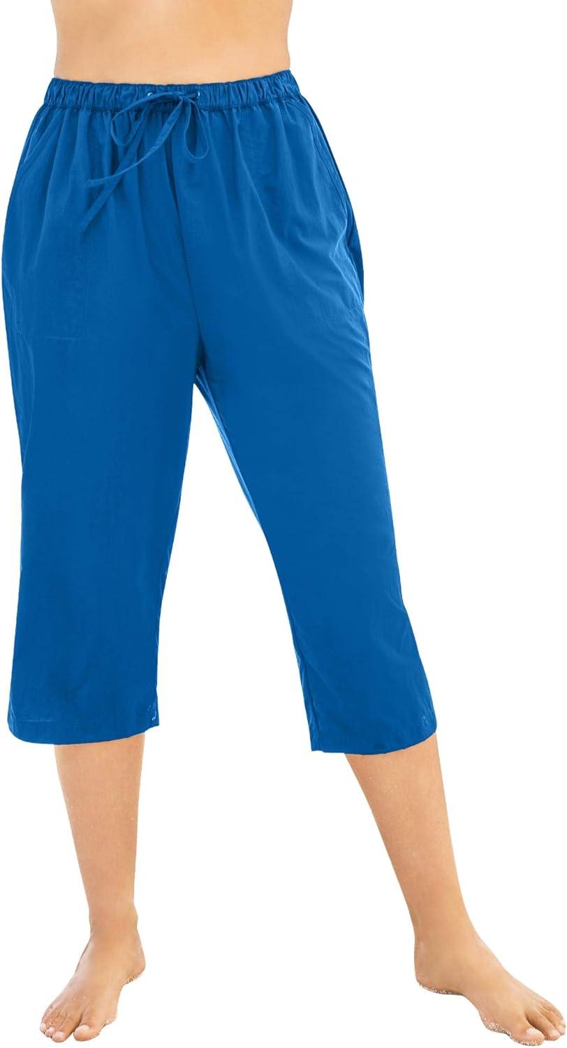 Our Take on the Swim 365 Plus Size Taslon Capri Cover Ups