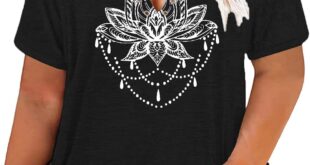 Why We Love HDLTE Plus Size Floral V-Neck Tops This Summer