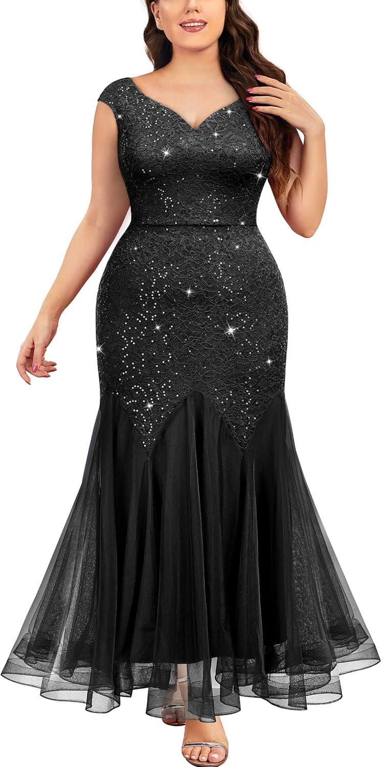 Our Honest Take on the Miusol Plus Size Sequin Mermaid Dress