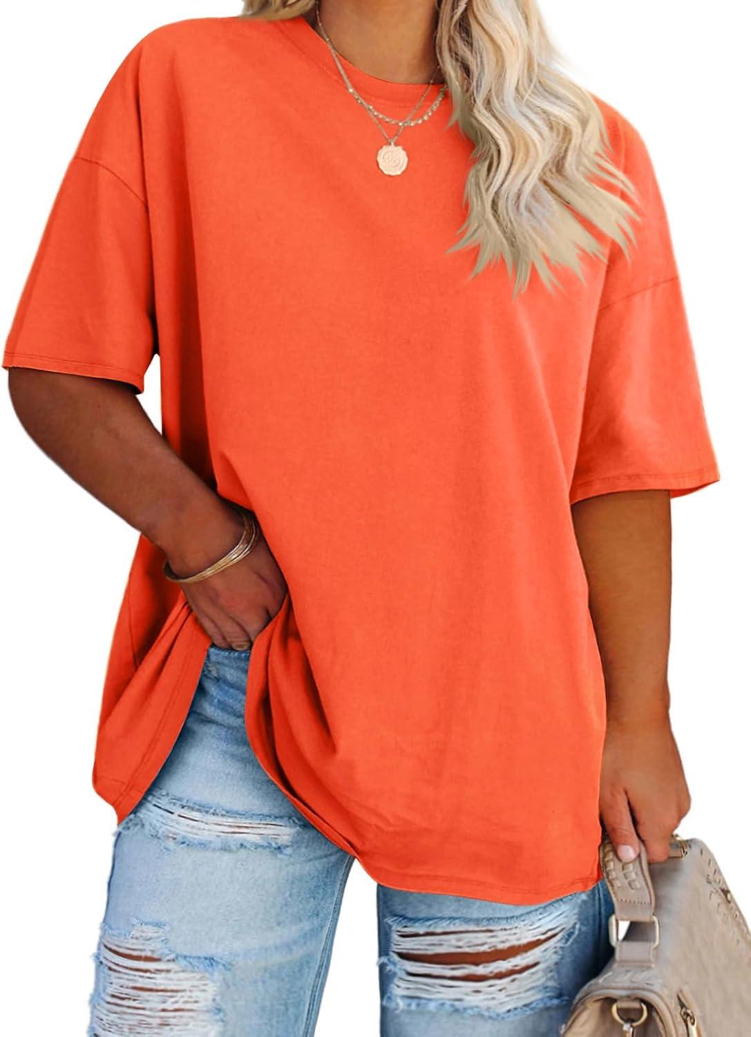 Why We Love Fisoew Plus Size Oversized Tees This Summer