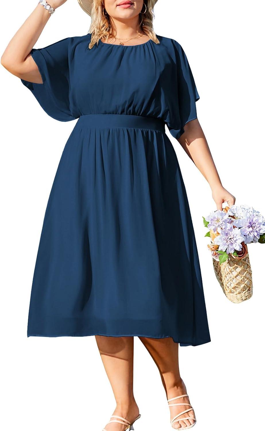 Why We Love the Hanna Nikole Plus Size Chiffon Beach Dress