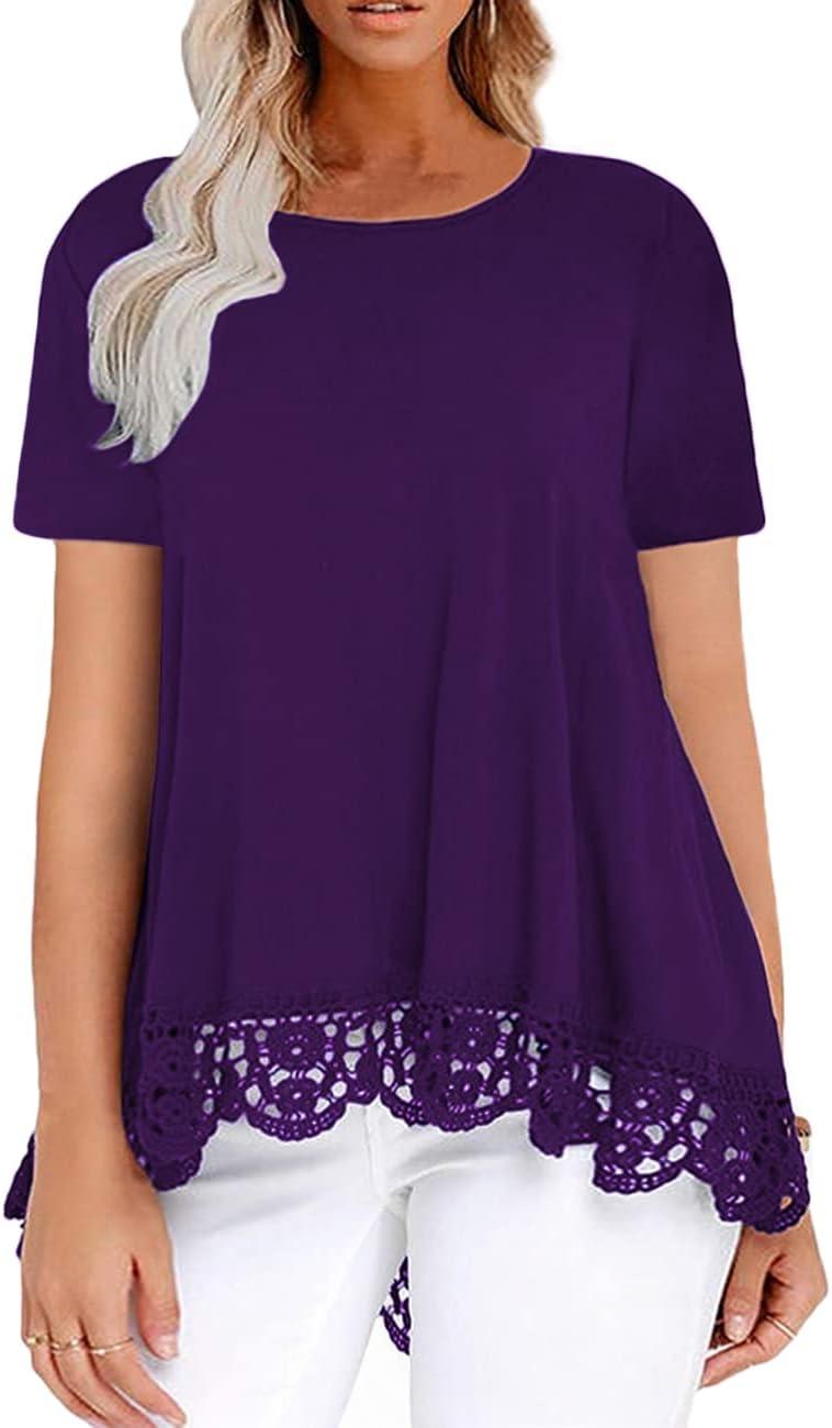 How We Feel About These Soft, Stylish Plus-Size Lace Tunics