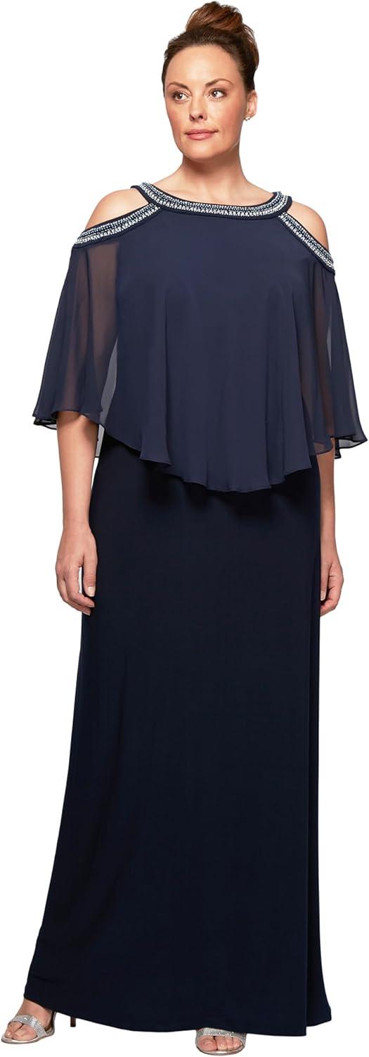 Our Honest Take on the Alex Evenings Plus Size Cold Shoulder Dress