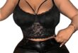 Our Honest Take on the MakeMeChic Plus Size Bustier Mesh Top
