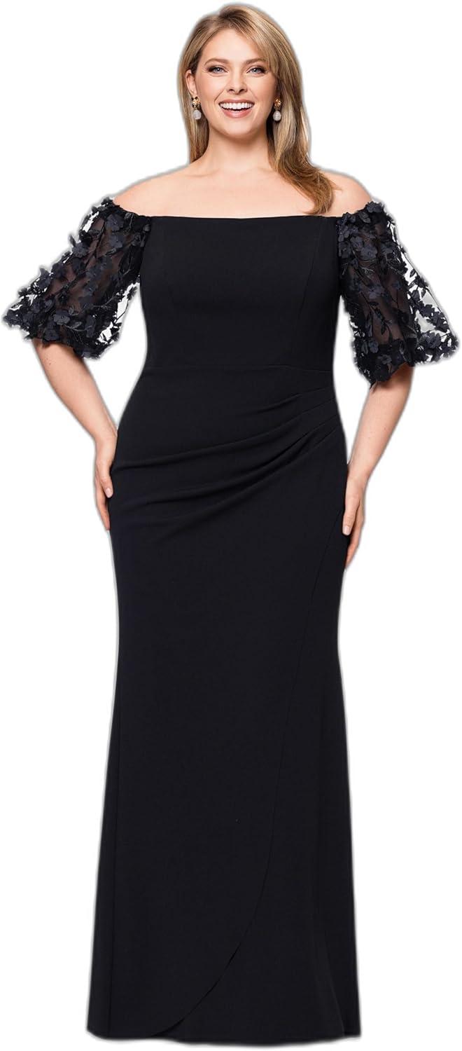 Stepping Into Elegance: Our Take on Xscape’s Floral Plus Dress