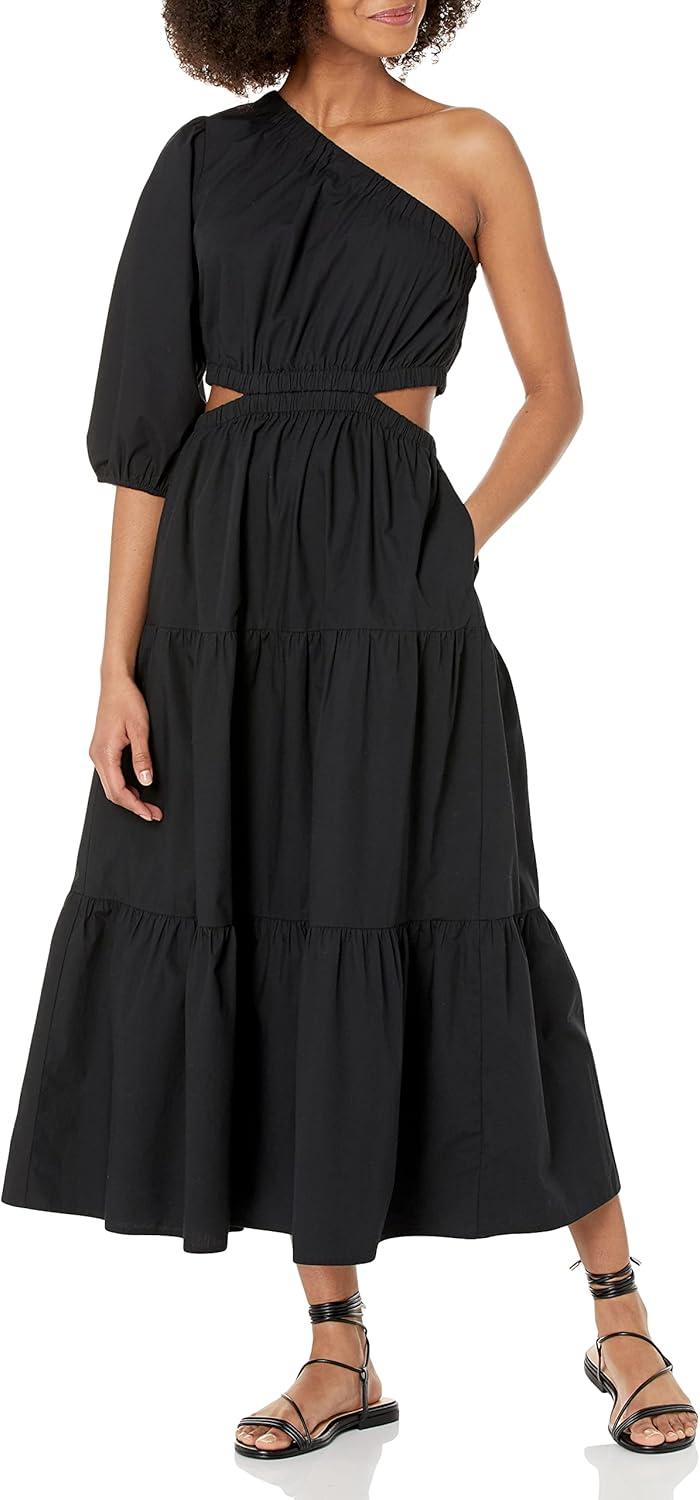 Our Honest Take on The Drop's April One Shoulder⁢ Midi ⁣Dress