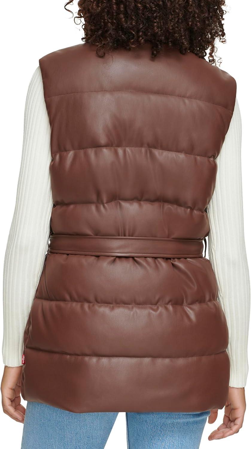 Our Honest Take on Levi's Vegan Leather Puffer Vest: stylish & Practical