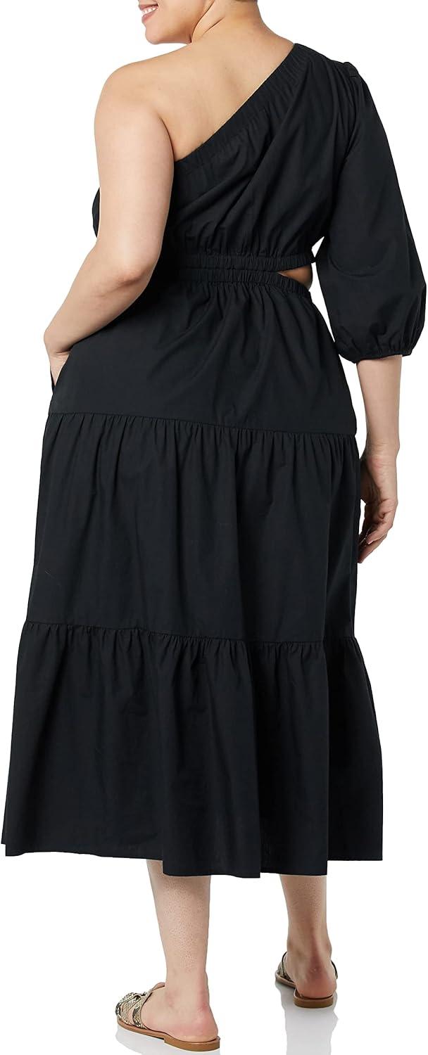 Our Honest Take on The Drop's April One‌ Shoulder Midi Dress