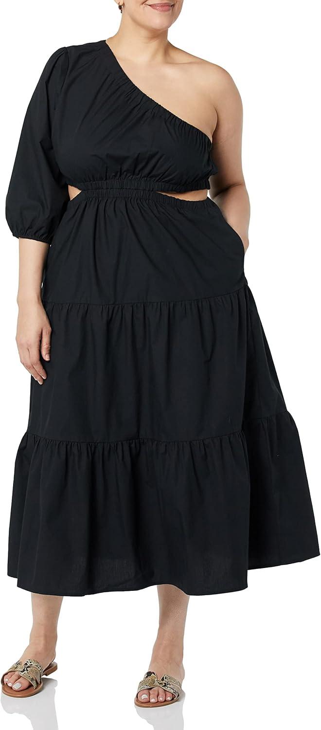 Our Honest Take on The Drop's April One Shoulder Midi‍ Dress