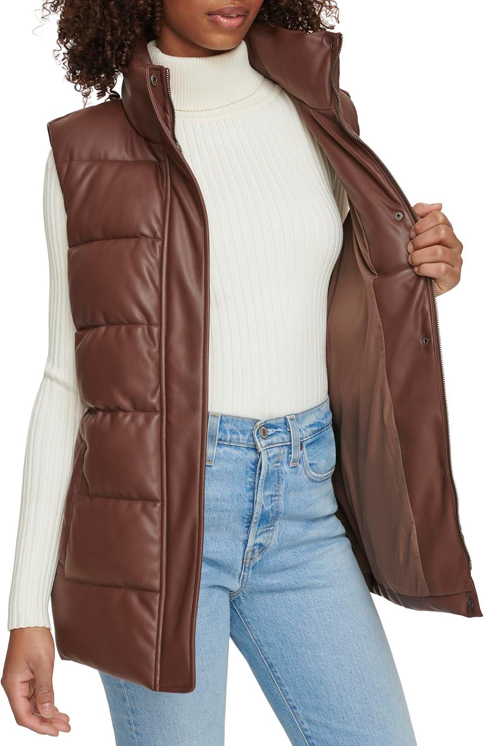Our ‍Honest Take on Levi's Vegan Leather Puffer Vest: Stylish & Practical