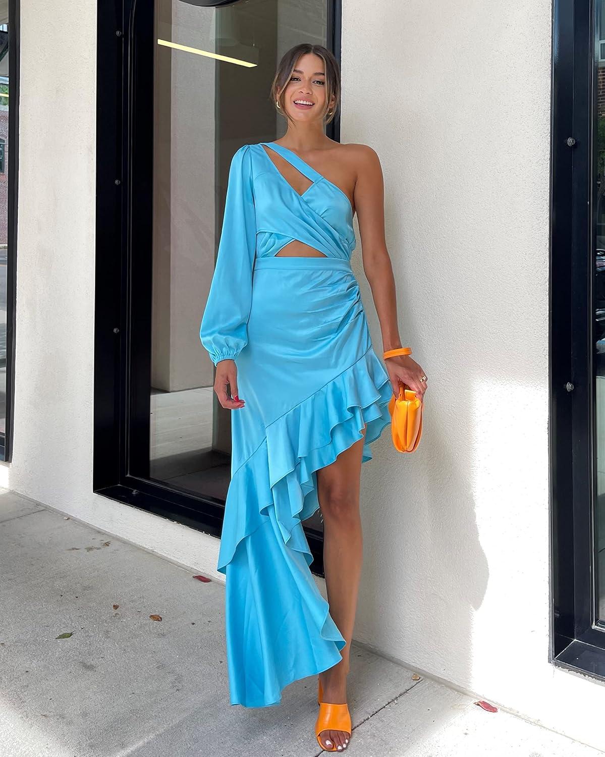 Our Take on‍ The ‍Drop's Lavendula Dress: Stylish,⁣ Sleek, and Asymmetrical