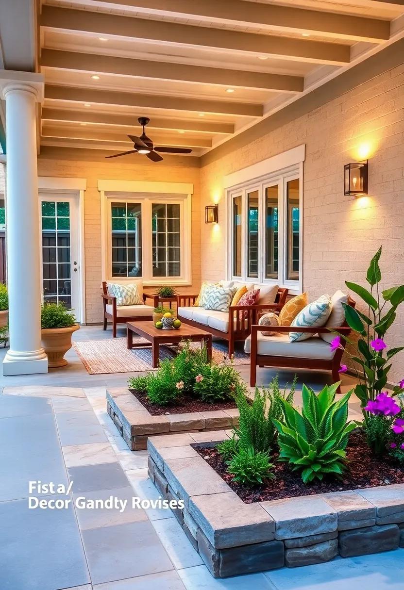 Decorative Borders: Highlight your raised beds with decorative stones or tiles, adding a polished finish⁤ that enhances your patio's ⁤overall ‍design